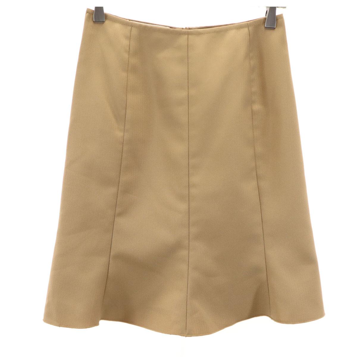 

MIUMIU made in Italy Midi Skirt 38 beige Women Used