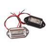2Pcs 6Led Truck License Plate Light Car Truck Bus Trailer Tail Lamp Side Bulb 12-24V Motorcycle Signal Light Car Accessories
