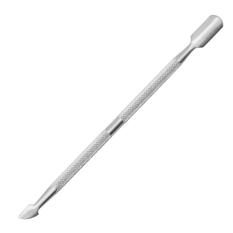 Stainless Steel Double-Ended Cuticle Pusher and Nail Polish Remover Tool