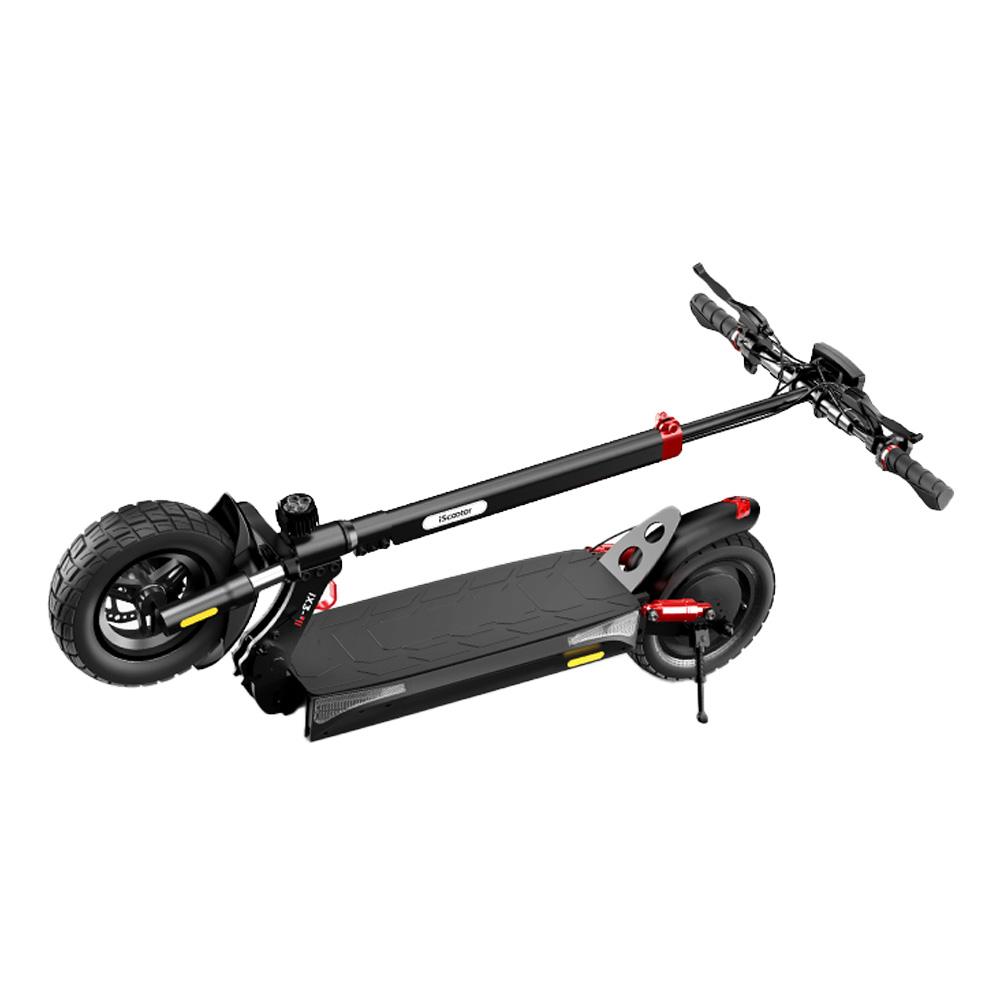 iScooter 800W Electric Dirt Scooter with 40km/h, 48V10Ah, Full Suspension, 10" Off-Road Tires, LCD Display, Dual Disc Brakes, IPX4 Waterproof