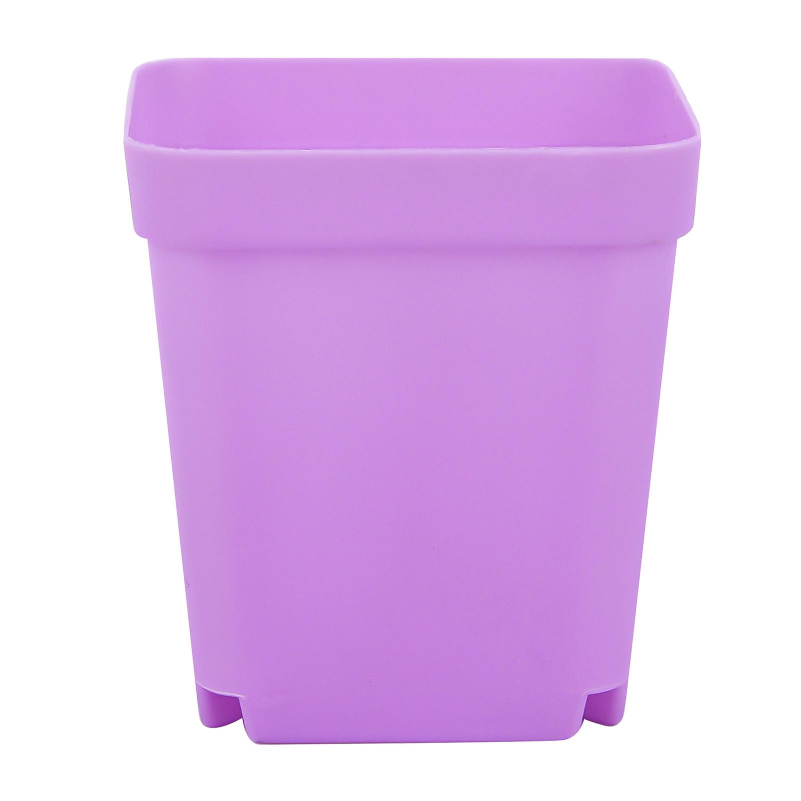 

Цветочный горшок для сада, декоративный контейнер для рассады, суккулентный горшок для балкона и двора фиолетовый