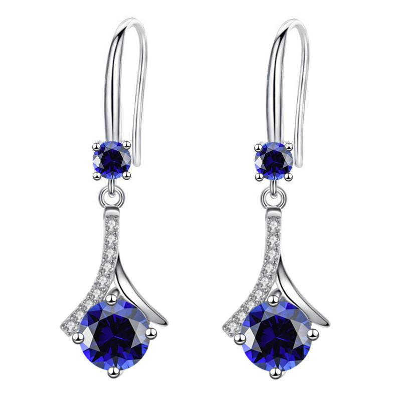 

Серьги Женские Инкрустированные Бриллиантами Серьги-Подвески Длинные Высококлассные Темпераментные Серьги-Крючки EG-35