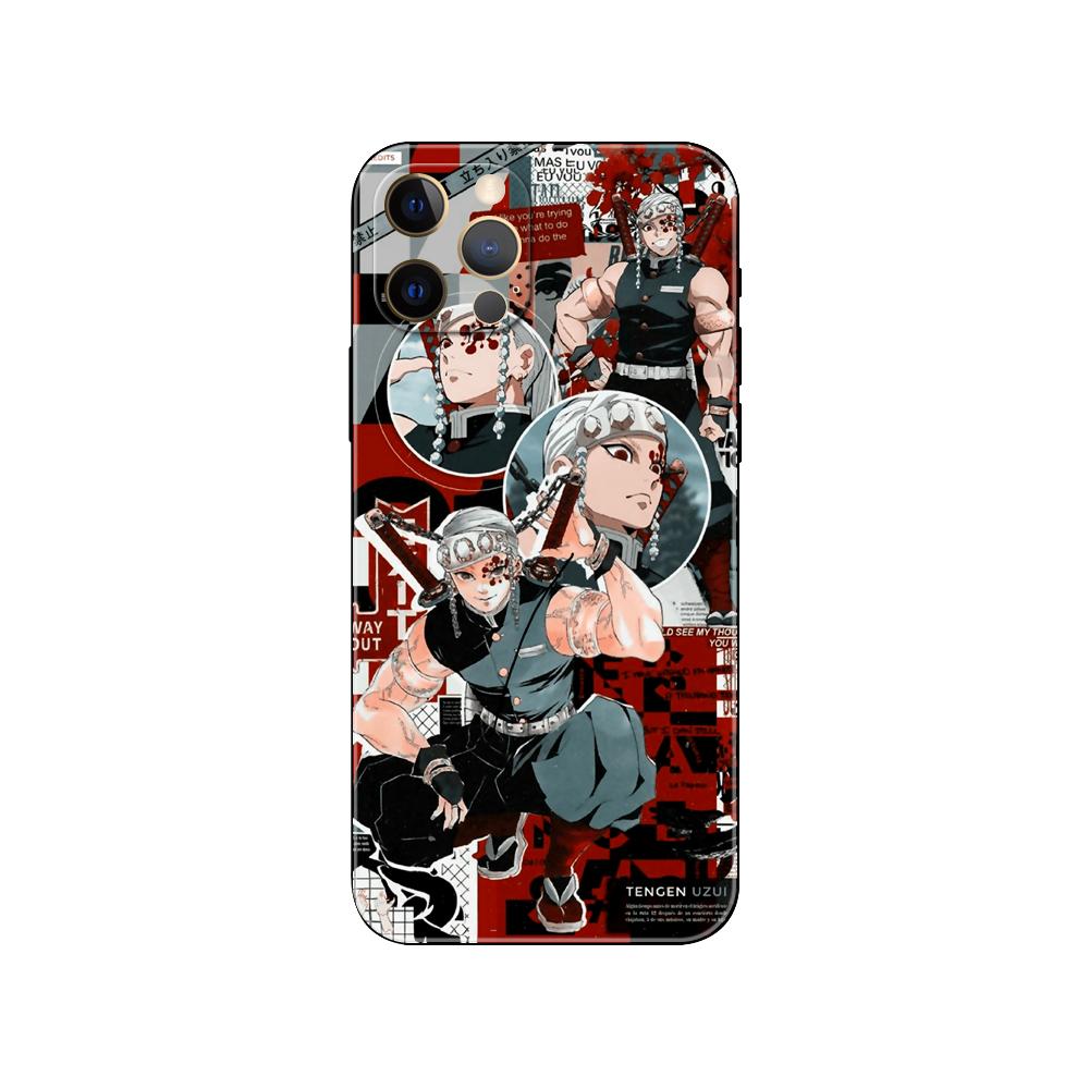 

Kimetsu No Yaiba Demon Slayer Аніме чохол для телефону для iphone 2020se 6 6s 7 8 plus x 10 XR XS 11 12 13 mini pro MAX black tpu назад iphone 13pro MAX