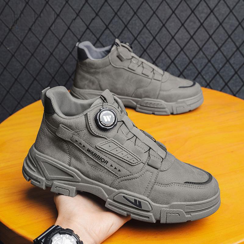 Men's shoes Martin boots summer new high-top outdoor tooling shoes hiking shoes men's sports boots