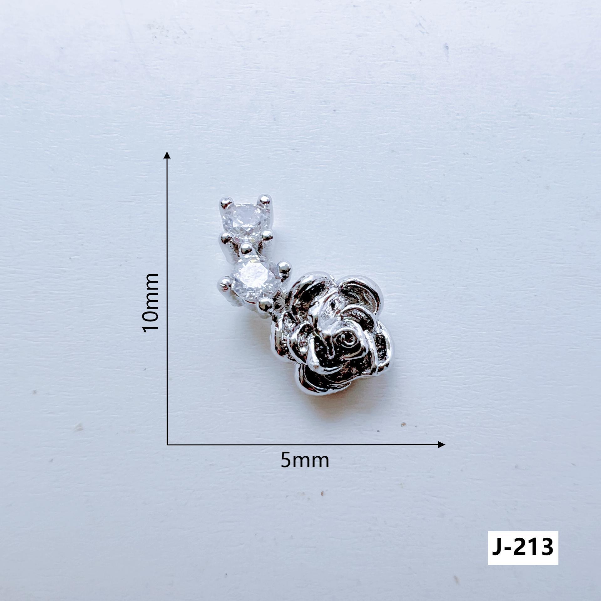 Exquisite Light Luxury Cubic Zirconia Nail Art Accessories