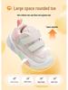Bobodou Light-Up Girls' Toddler Shoes - 2025 New Style, Dual-Layer Cotton, Velvet-Lined for Autumn/Winter