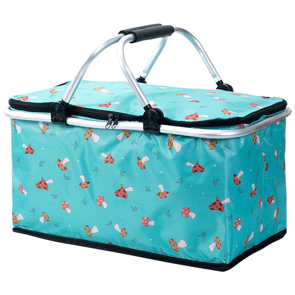 30L Portable Cooler Bag Folding Insulation Picnic Ice Food Thermal Camping Bag Drink Carrier Insulated Bags Food Delivery Bag
