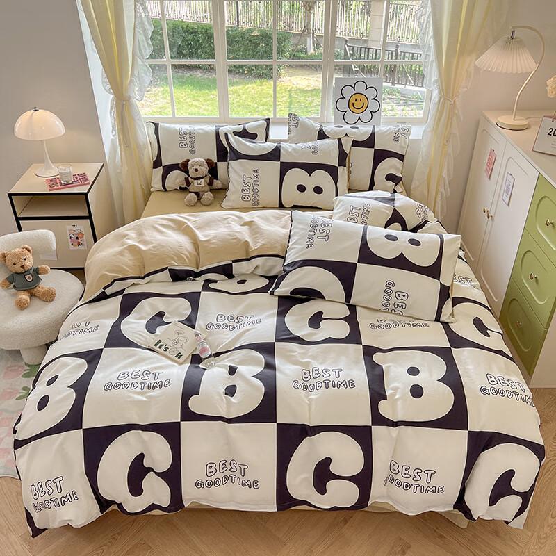 Lilang Ge Lun Feng Ya Spring/Summer 4-Piece Bedding Set