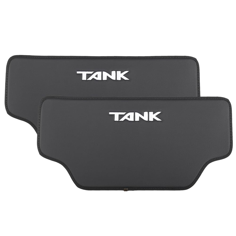 

SAWAKAKI Kick Guard Seat Back Leather Mat for Toyota Tank Interior Stain with Logo M900A/M910A, Prevention,