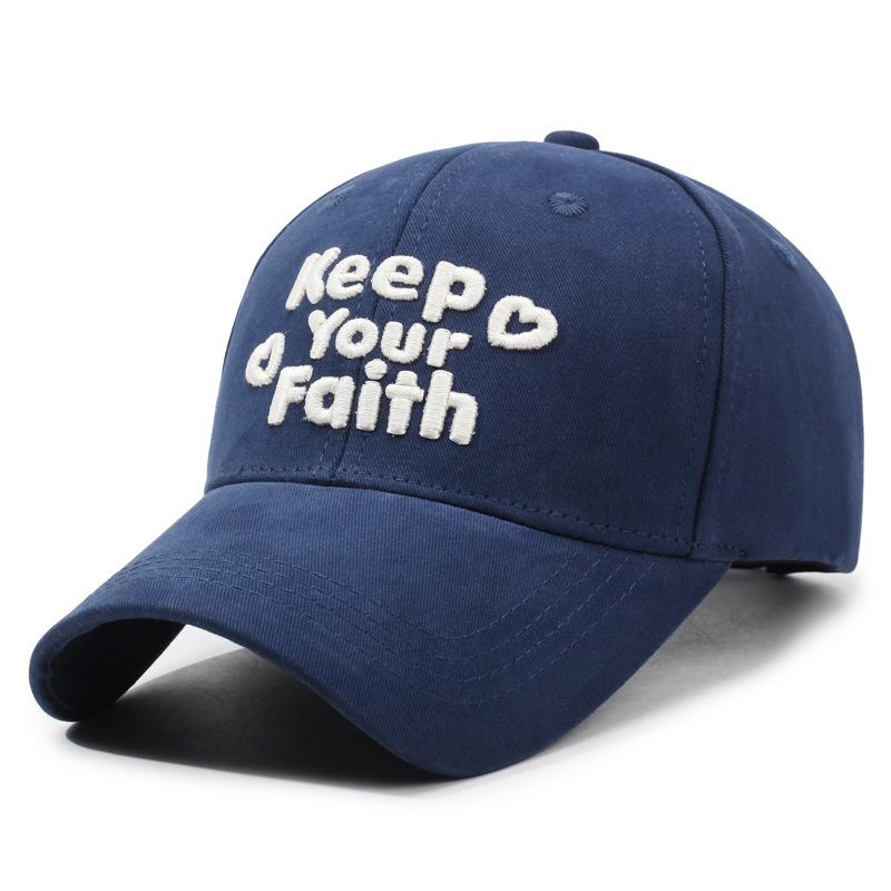 Bestickte Buchstaben Baseballkappe Herren Damen Jugend Studentenmütze Retro Sonnenhut