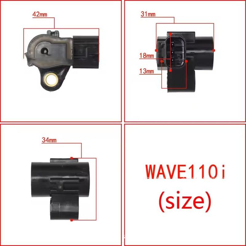 

For Honda Wave110i 125i Beat Titan 150 Fan 125 Vario Click 100cc 110cc 125cc Motorcycle Throttle Body Sensor Tps Tbi