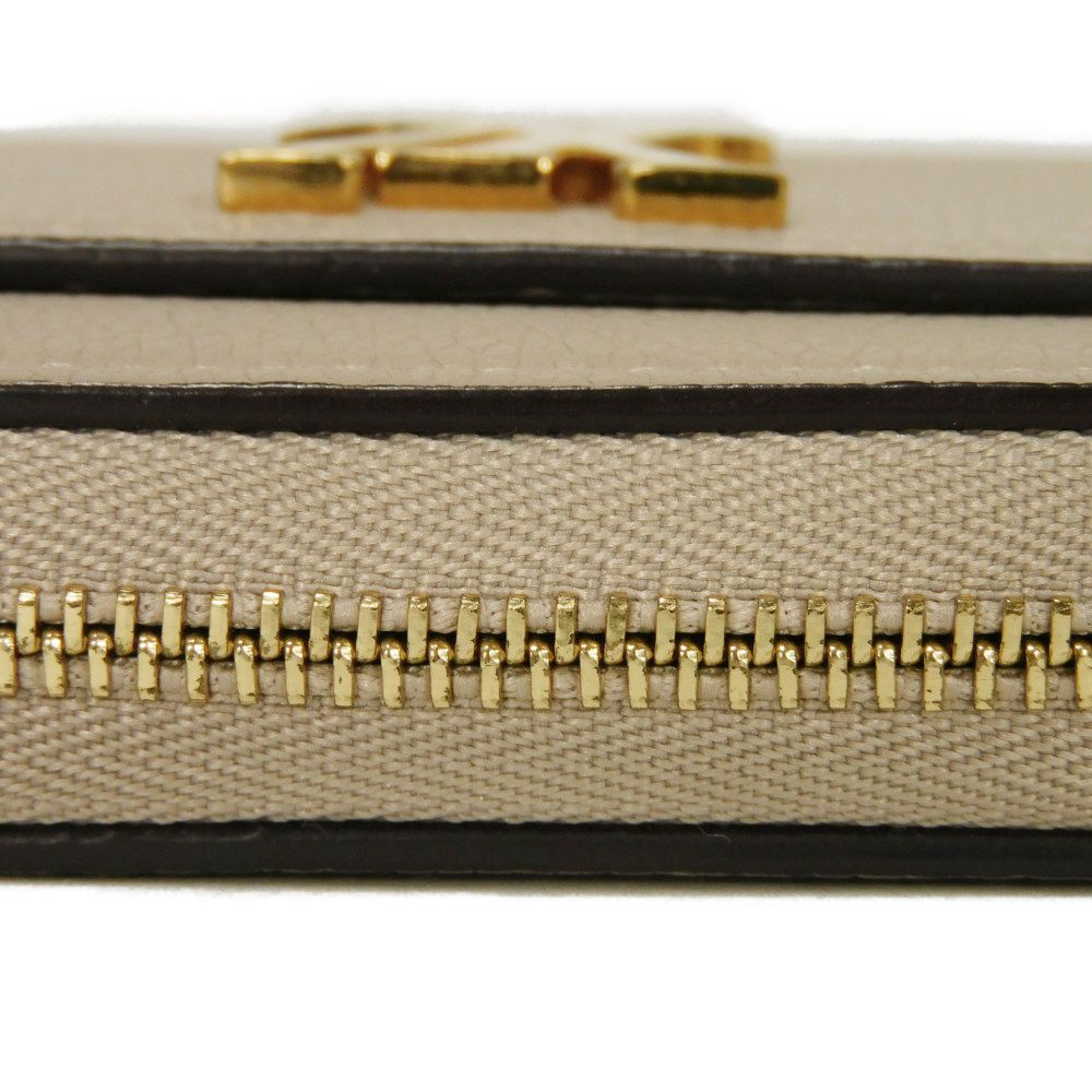 Used 12564 Lockme Zip Around Purse M80100 7943 LV Logo Zip Around RFID LV Signature Green Unisex from Japan AUTHENTIC