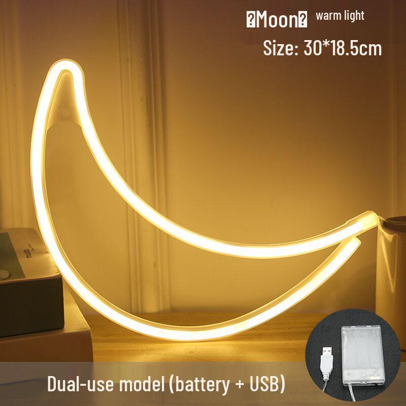 Trendy LED Neon Night Light Sign for Wall Décor
