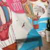 Vintage Bunte Luftballons Fliegen Am Himmel Wolken Vögel Chiffon Transparente Vorhänge Wohnzimmer Schlafzimmer Fenster Voiles Tüllvorhang