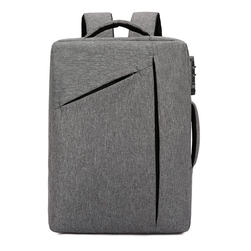 

Рюкзак мужской многофункциональный противоугонный для бизнеса и поездок, сумка для компьютера, повседневный простой рюкзак для улицы серый