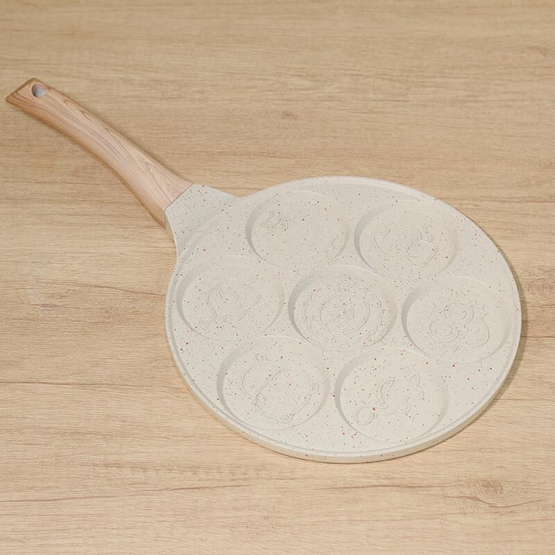 Multi-functional Non-stick 7-Hole Animal Egg Frying Pan