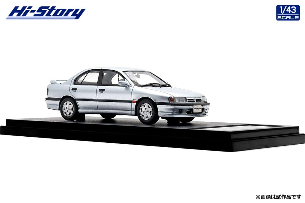 INTERALLIED Hi Story Scale Nissan Primera Te Bluish Silver Finished Model HS480SL 1/43 2.0 (1990)