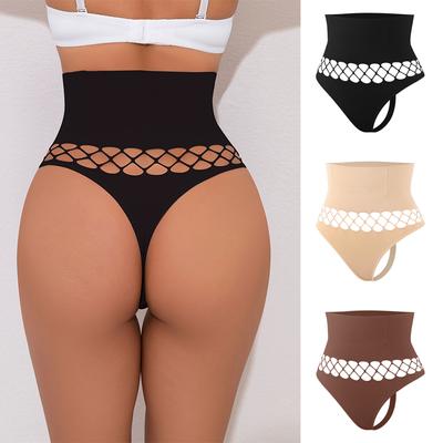 Kadınlar yüksek bel tanga zayıflama oymak G-dizeleri vücut şekillendirici külot dikişsiz iç çamaşırı karın kontrol külot Shapewear büyük boy