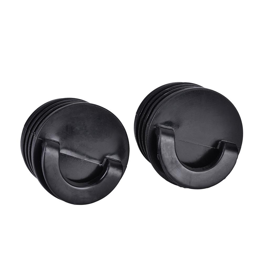 4 Pcs Boat Canoe Kayak Boat Scupper Stopper Bungs Drain Holes Plugs Accessories Black