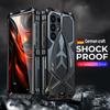 360 Full Doom Armor Metal Case for Samsung Galaxy S26 Ultra Aluminum Bumper Hybrid Rugged Shockproof Cover for Samsung S26 Ultra