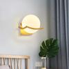 Nordic Minimalism Iron Art Glass Ball Wall Light Bedroom Study Dining Table Corridor Aisle Wall Lamp LED Home Decoration Luster