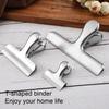 SteelFood Heat Clips Stainless Strong Kitchen Sealing Document MetalClipsBag GradeSilver Resisting Durable WaterProof