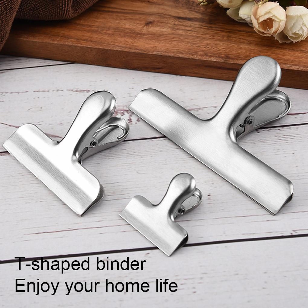 SteelFood Heat Clips Stainless Strong Kitchen Sealing Document MetalClipsBag GradeSilver Resisting Durable WaterProof