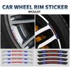 4pcs Aluminum Car Wheel Rim Sticker Badge Decoration Auto Accessories For Focus Mk2 Mk3 Mk4 Mustang Fiesta Mk7 Kuga Ranger