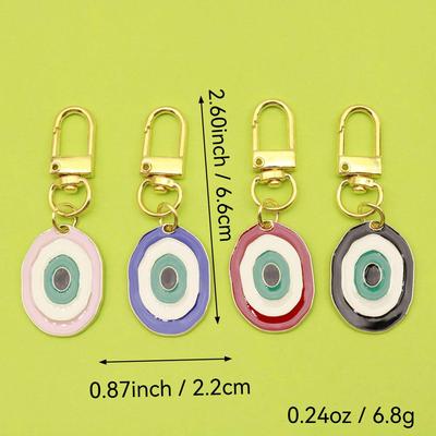 Protection Good Luck Blue Evil Eye Keychain Pendant