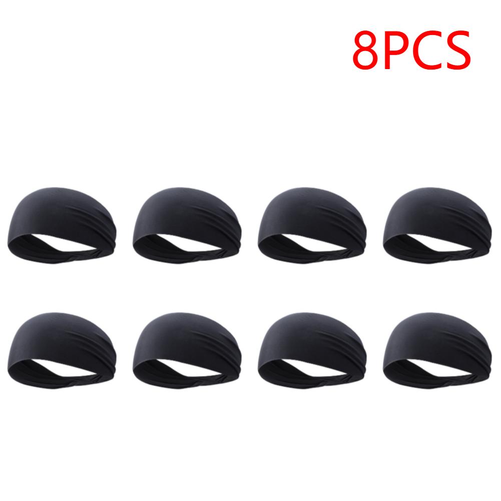 8-24PCS Ultra-Thin Sports Sweatband Elastic Sweat Hair Band Breathable Sweat Absorbent Headband Soft Outdoor Sport Yoga Headband