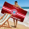 Asciugamano da Spiaggia con Stampa FC Bayern Monaco, Asciugamano Grande Morbido Asciugatura Rapida per Spiaggia Campeggio Nuoto