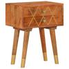 Nightstand 43 * 30 * 58 cm Solid Mango Wood