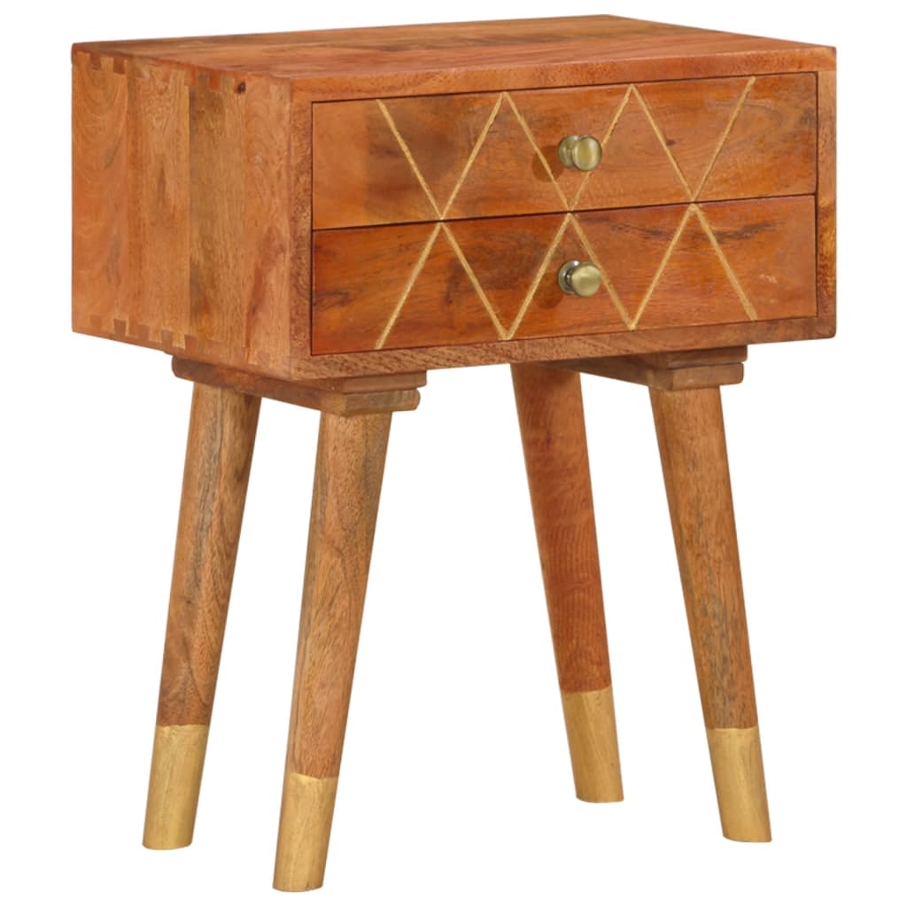 Nightstand 43 * 30 * 58 cm Solid Mango Wood