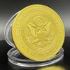 America Gold Challenge Coin Eagle Pattern Freedom Commemorative Medal The United States Souvenir