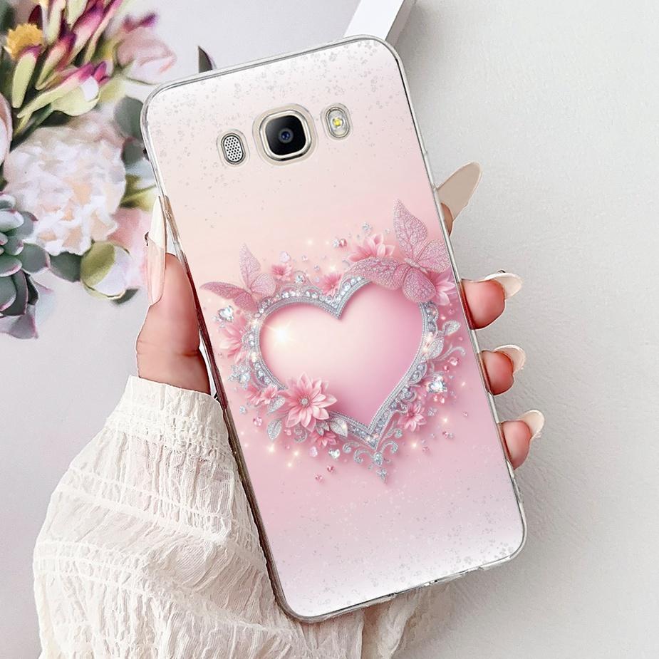 For Samsung Galaxy J5 2016 Case SM-J510F New Luxury Painted Cover Soft Silicone Phone Case For Samsung J3 J5 J7 2016 Fundas Capa