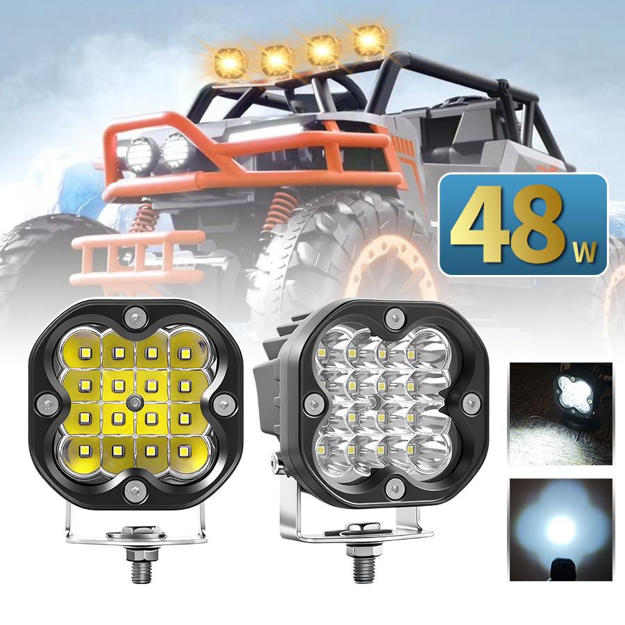 3 Inch Led Work Light Bar 9V 36V Spotlights 4x4 Offroad Accessories LED Headlights Fog Lamp For Motorcycle Jeep Truck ATV