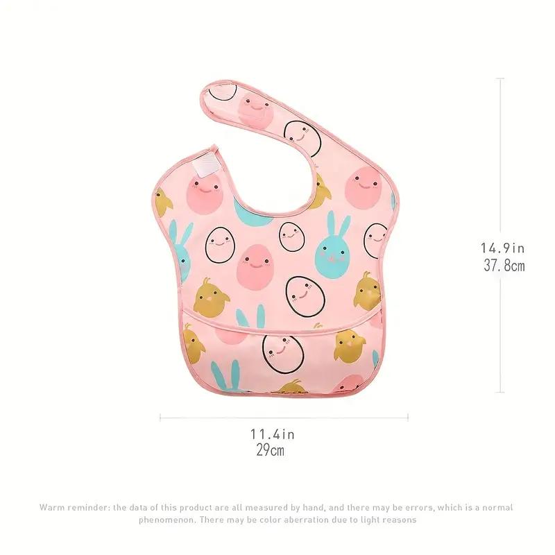 Superleichte Baby-Fütterlätzchen in verschiedenen Farben, wasserdicht, waschbar, öl- und geruchsabweisend, Unisex