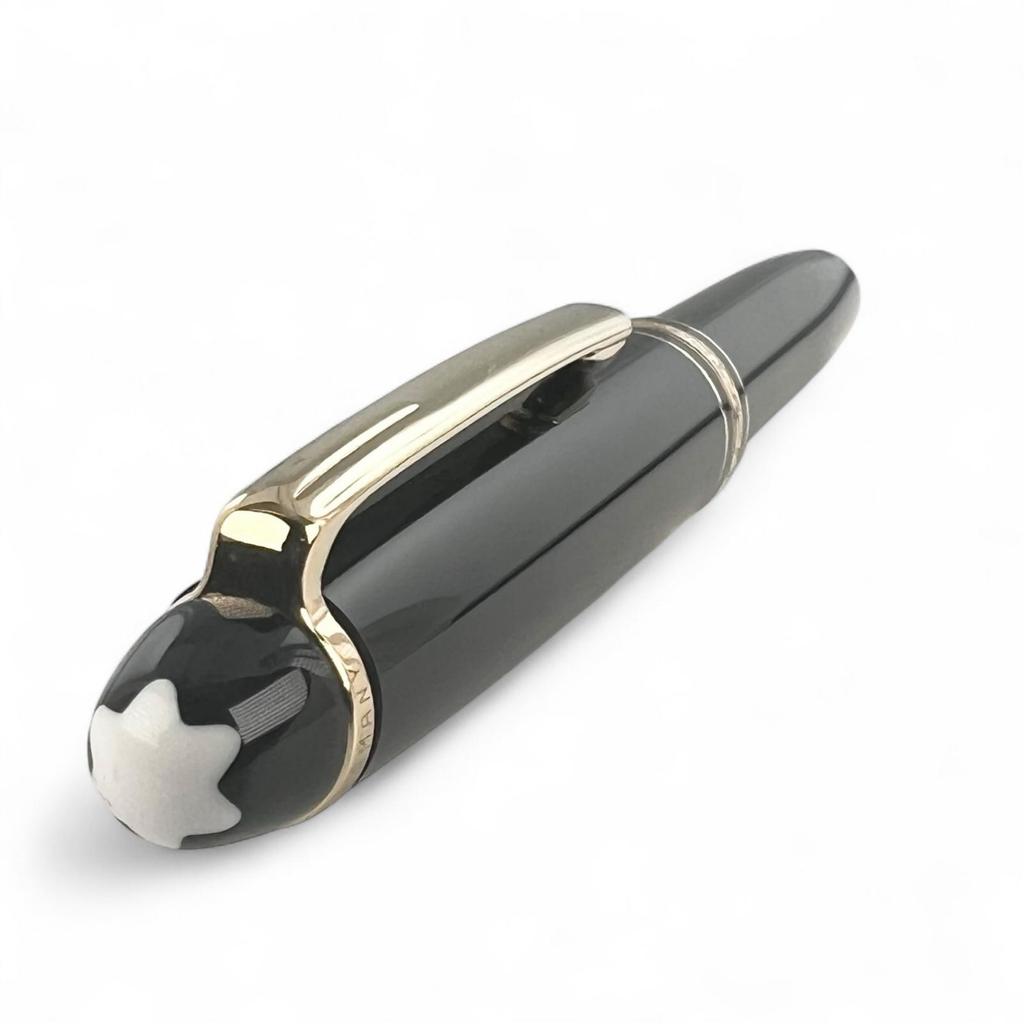 Montblanc Ballpoint Pen Meisterstück Classic Twist Black Gold Mens Used