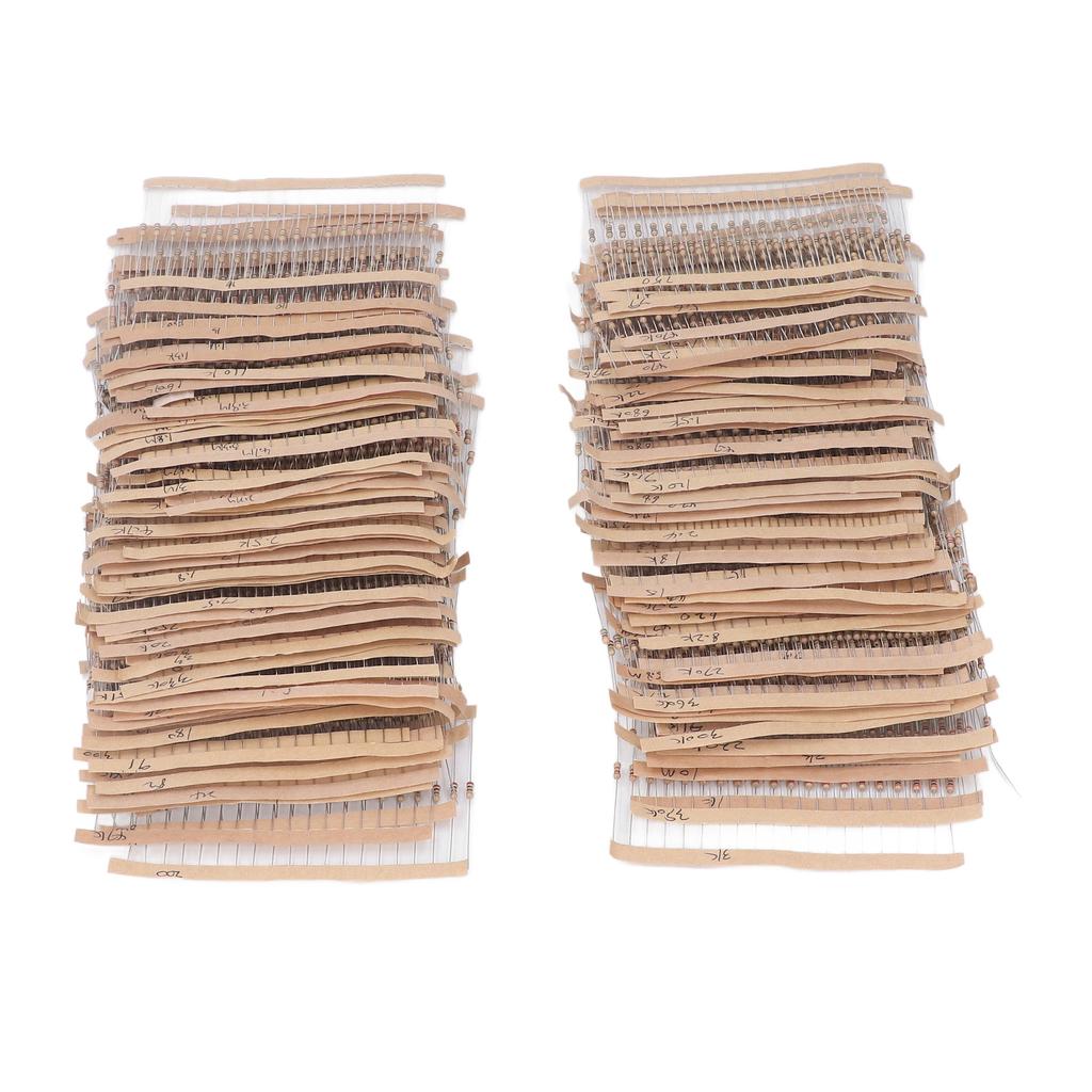 3120Pcs Carbon Film Resistor Assortment Kit 156 Values 1 Ohm ?10M Ohm  with 5percent  14W for DIY Projects and