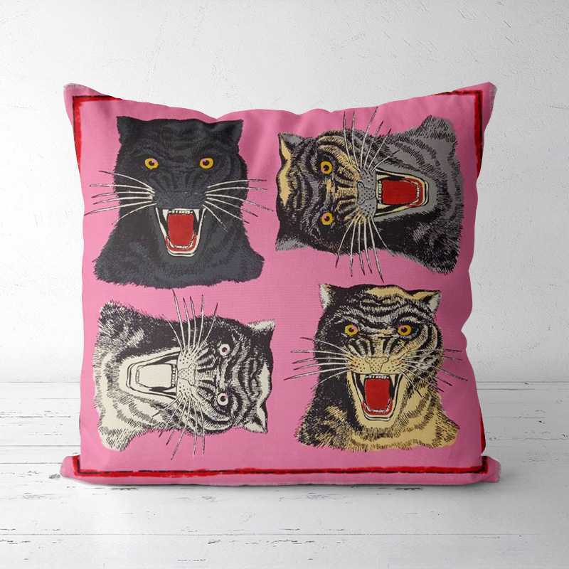 Abstract Painting Africa Cus on Cover African Woman Home Decor Pillow Case Gallery Exotic Ethnic Stye Linen Cus on Cover