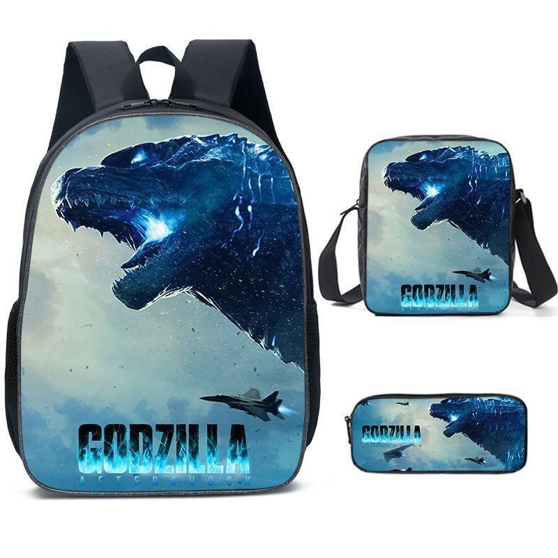 Shoulder Anime Cartoon Bag Pencil Case Kids School Pack For Daily Use