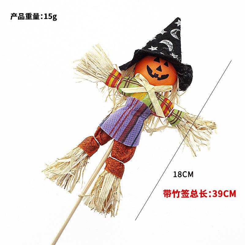 Simulation Pumpkin Model Halloween Decoration Prop DIY Accessories Desktop Ornament