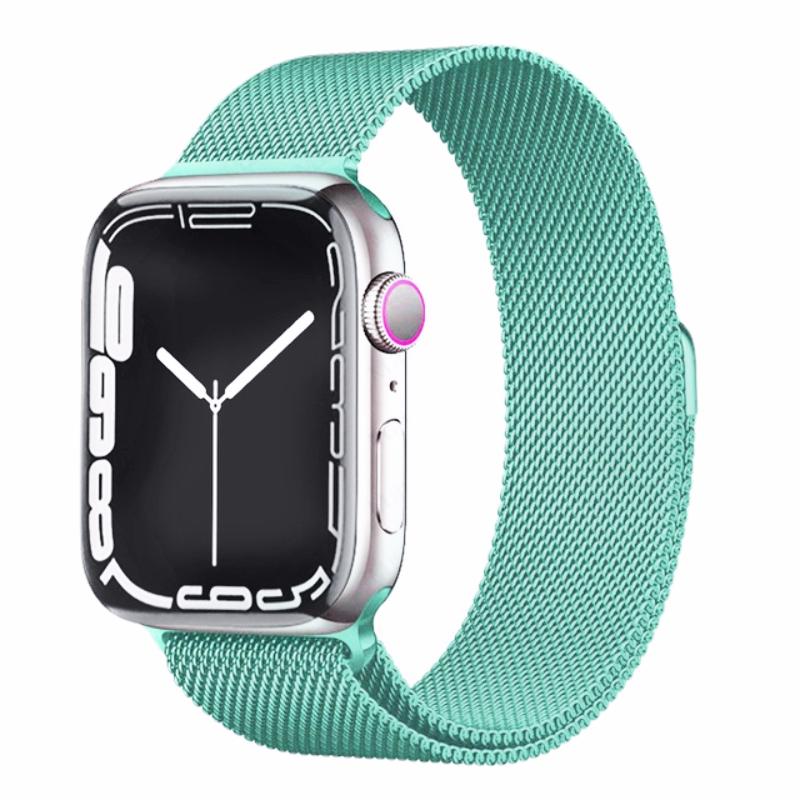 Milanesiskt armband för Apple Watch Band Strap 42mm 38mm 44mm 40mm Länkarmband i rostfritt stål Armbandsur för Iwatch 5/4/3/2/1 49mm 41mm