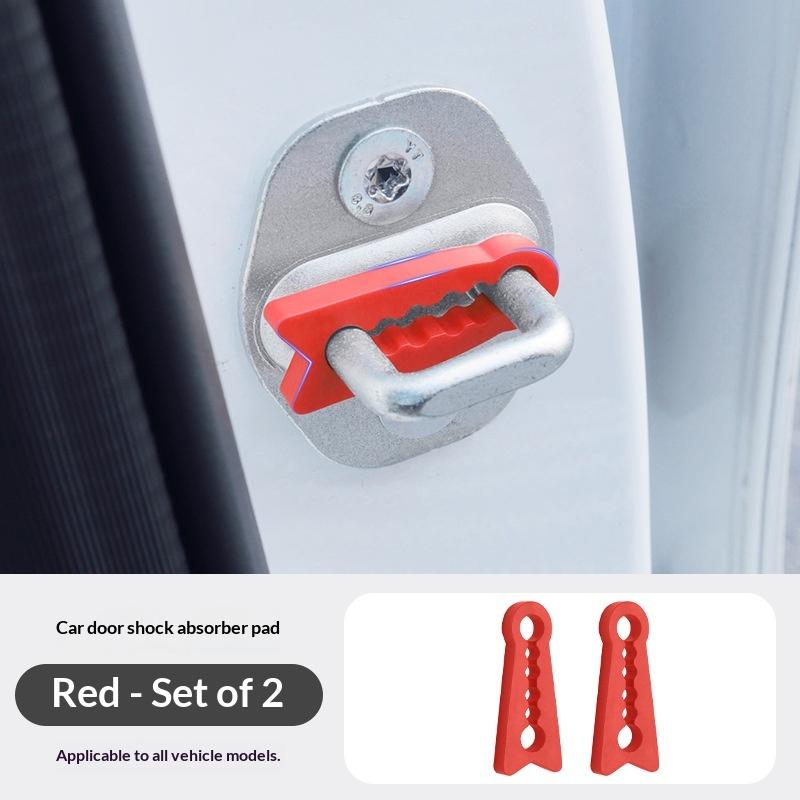 

Premium Car Door Lock Covers with Protective Seal Mat, Reduces Noise and Shock - Pack of 2/4