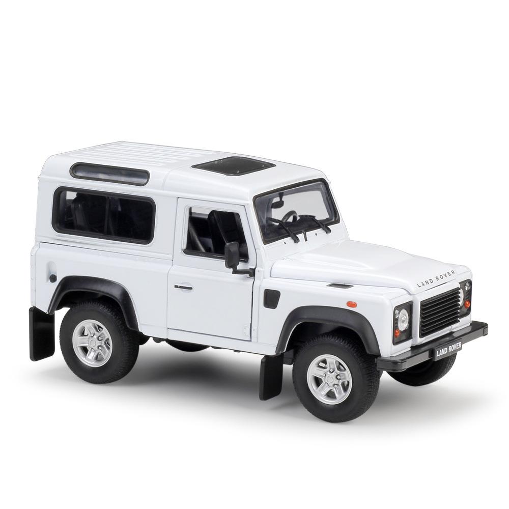 Welly 1/24 Land Rover Defender Alloy Car Model Diecast Metal Off-Road Vehicle Car Model Simulation Collection Childrens Toy Gift