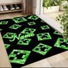 Custom Name Minecraft Adventure Quest Carpet Rug Customizable Soft Washable Anti-Slip Home Living Room Sofa Mats Personalized Rug. 0909408
