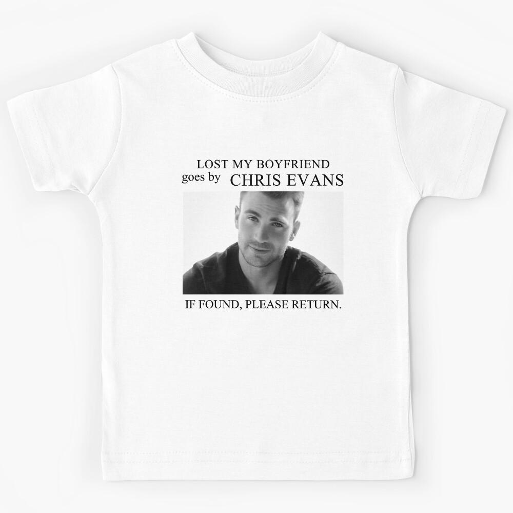 Lost my boyfriend Chris Evans Kids T-Shirt 160