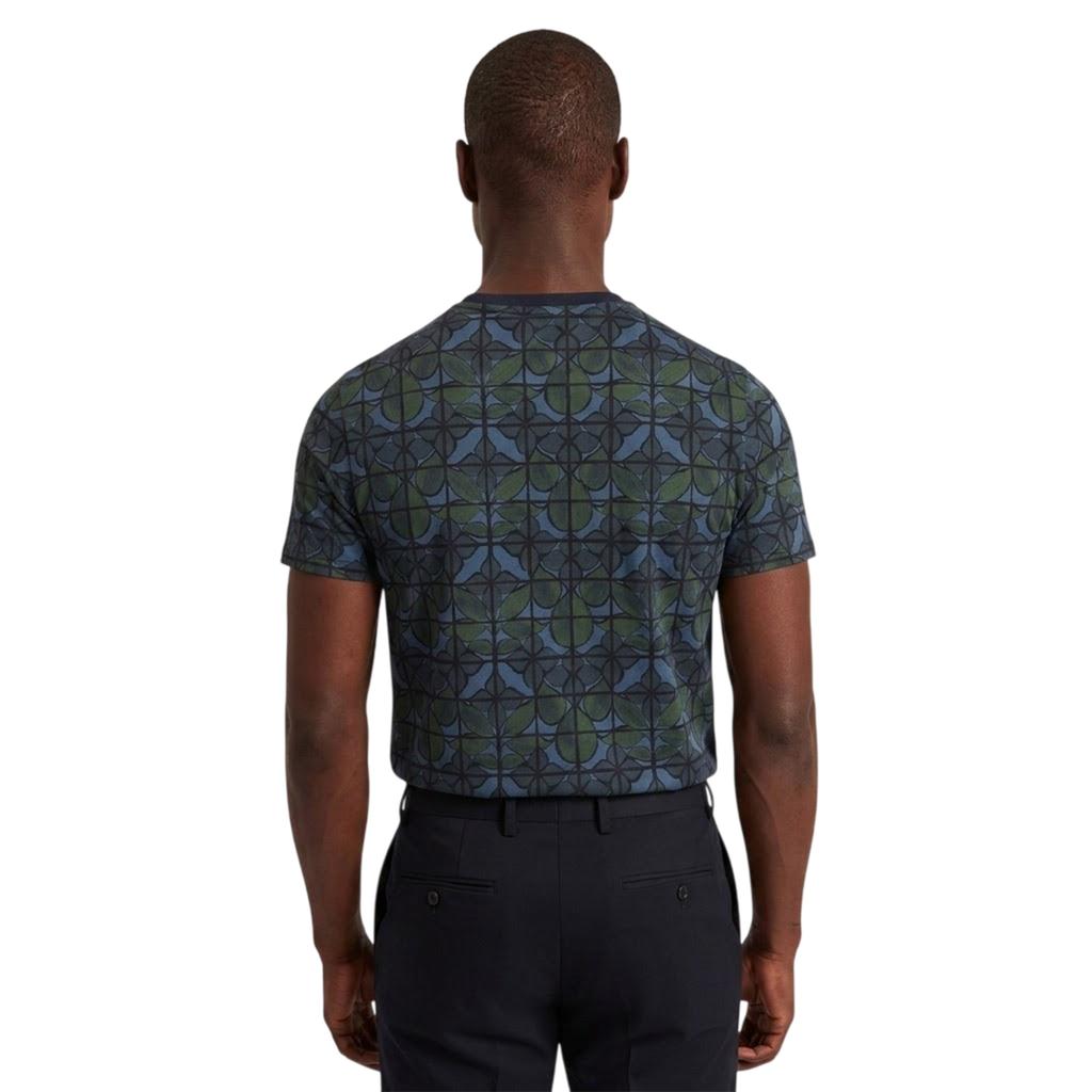Ted Baker Mens Floral Crew Neck T-Shirt