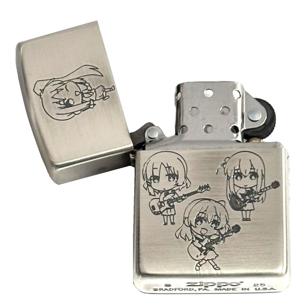 ZIPPO Anime "Bocchi the Rock!" Popular Gift (Silver E)