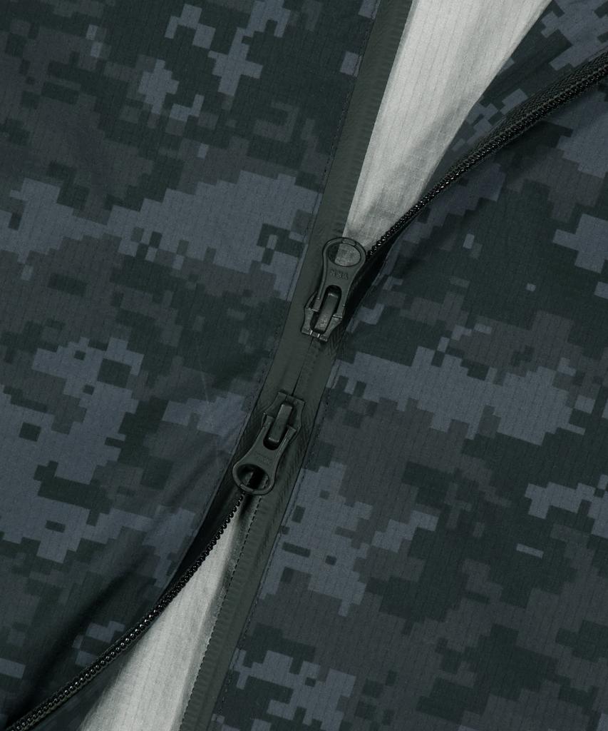 Wkndrs Digi Camo Windbreaker (Black)